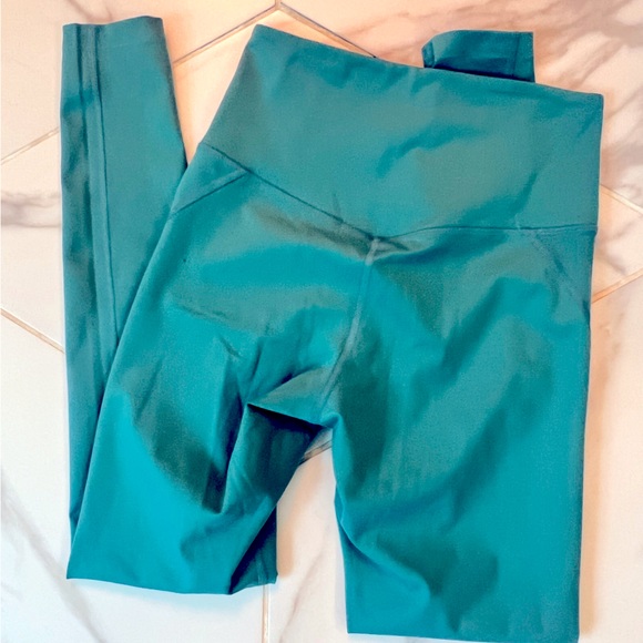Teal Girlfriend Collective High Waist Compressive legging - Picture 3 of 4